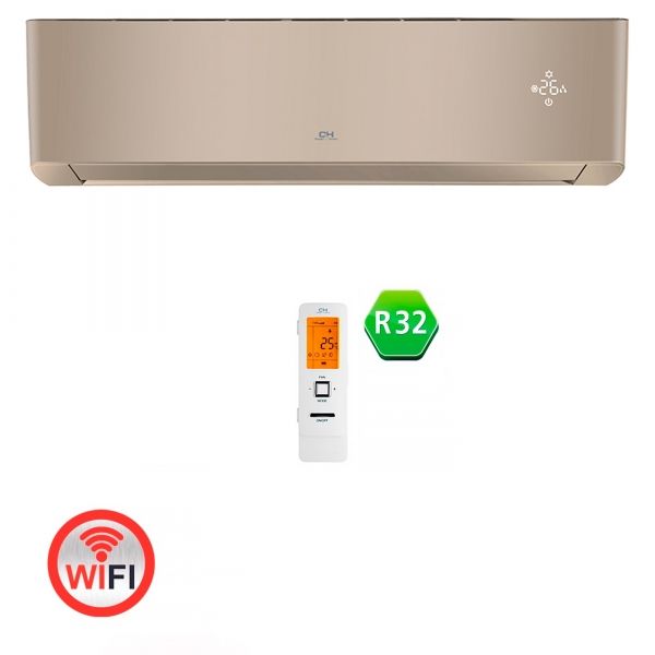 Внутрішній настінний блок Cooper&Hunter CH-S12FTXAL-GD(I) Wi-Fi SUPREME CONTINENTAL GOLD R32