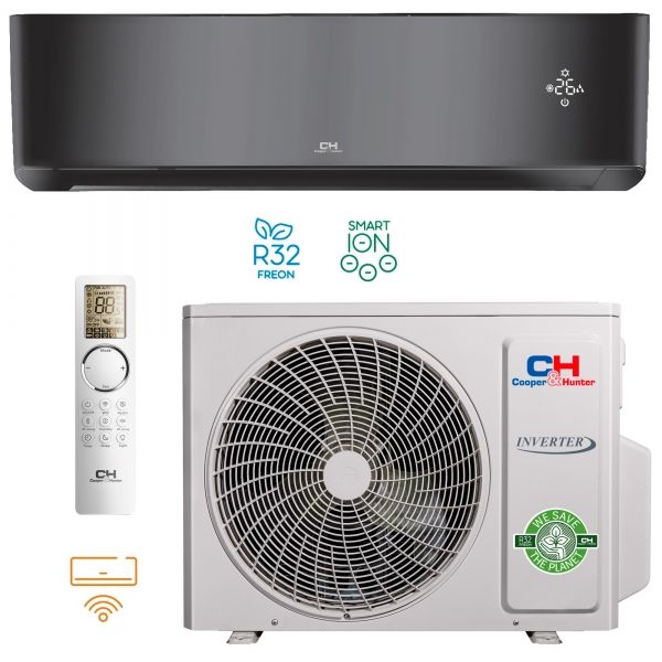 Кондиціонер Cooper&Hunter CH-S18FTXAL2-FB Wi-Fi (SUPREME CONTINENTAL Black)