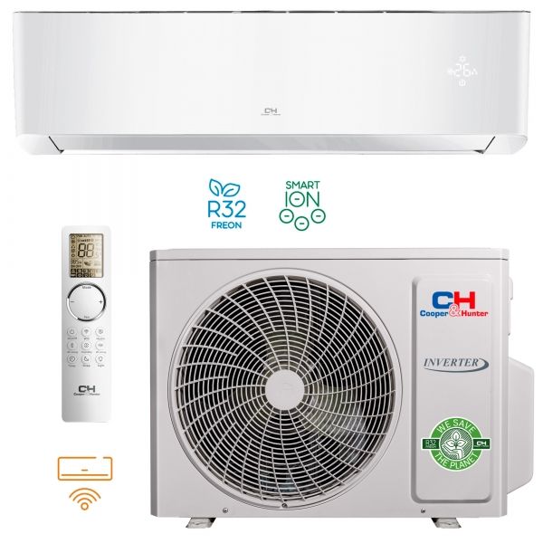 Кондиціонер Cooper&Hunter CH-S24FTXAL2-WP Wi-Fi (SUPREME CONTINENTAL White)