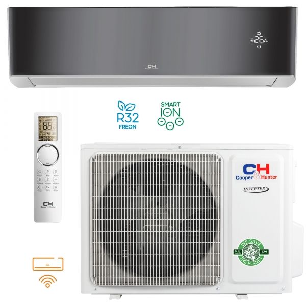 Кондиціонер Cooper&Hunter CH-S24FTXAM2S-BL Wi-Fi (SUPREME INVERTER) Black