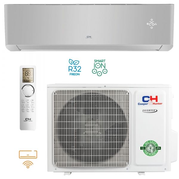 Кондиціонер Cooper&Hunter CH-S18FTXAM2S-SC Wi-Fi (SUPREME INVERTER) Silver