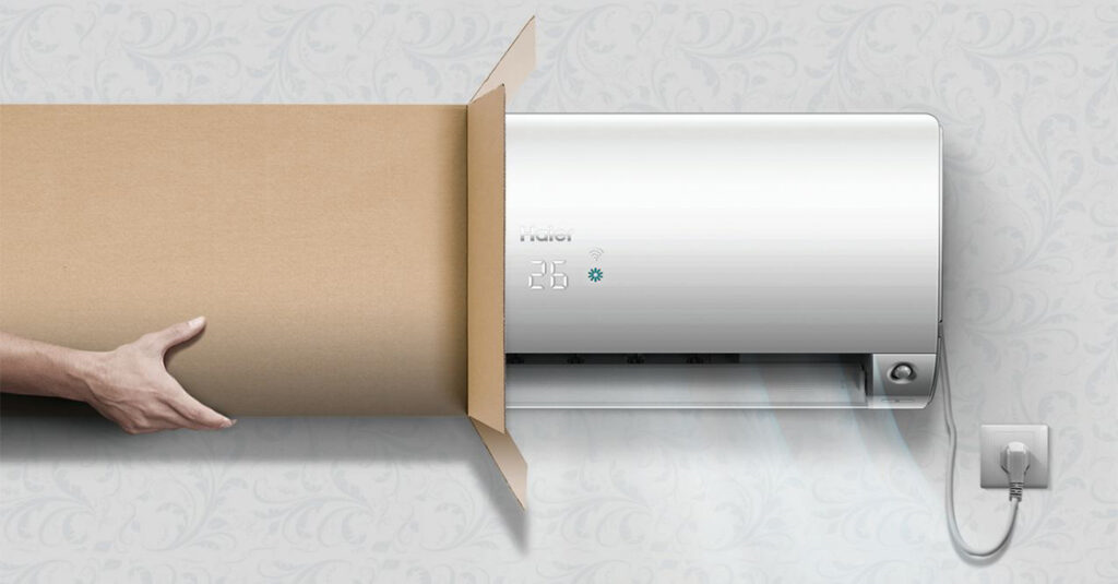 Установка кондиционера Haier